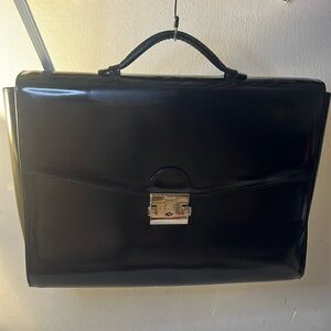 Pineider 1774 leather men’s suitcase